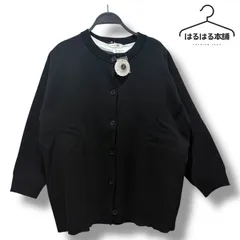 訳あり／アウトレット／大きいサイズ／B級品／黒／ブラック3L／長袖カーディガン　Tシャツ　セット　カジュアル　シンプル