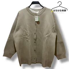 訳あり未使用タグ付きベージュカーディガンTシャツセット3L長袖