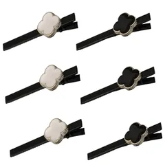 YFFSFDC 跡が付かない前髪 ヘアクリップ 前髪ピン 髪留め 花 髪飾り 女の子用 ギフト フラワー ヘアピン 6本入り 0