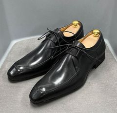 未使用級】whoop-de-doo ドレスシューズ レザー ブラック 26.5 - メルカリ