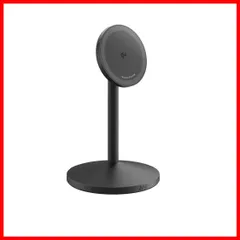 【在庫処分】/ 13 / / 14 15 16 iPhone MagSafe対応 ワイヤレス充電ステーション/ワイヤレス出力 ブラック マグネット式 Qi2対応 (Stand) Charger Wireless MagGo Anker