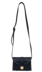 フルラ 麻 ミニ クロス ショルダ―バッグ