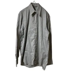 RE260【美品】YVES SAINT LAURENT イヴサンローラン ドレスシャツ ビジネスシャツ グレー サイズ16