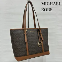 マイケルコース JET SET TRAVEL ジップ トートバッグ A4収納 肩掛け ゴールド金具 レディース - ISItems【USED】【古着】【中古】50138470