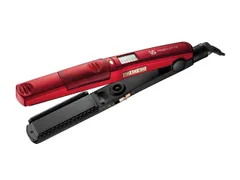 ヴィダル サスーン スチーム ストレート ヘアアイロン マジックシャイン マイナスイオン 5段階温度調節 レッド VSS-7102/RJ [レッド] [幅28×奥行3.6×高さ9.8cm] [3)スリムタイプ]