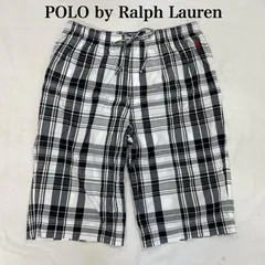 ポロバイラルフローレン チェック ハーフパンツ ショーツ ポニー 刺繍 メンズ L ISItems【USED】【古着】【中古】50136744