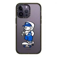 【新品】 CASETiFY インパクト iPhone 14 Pro Max ケース [MIL規格準拠 (4x MIL-STD-810G)/2.5mからの落下試験をクリア] - Skater JOHN (Overalls) - グロッシー ブラック