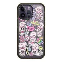 【新品】 CASETiFY インパクト iPhone 14 Pro Max ケース [MIL規格準拠 (4x MIL-STD-810G)/2.5mからの落下試験をクリア] - You Got This by Esther Kim - グロッシー ブラック