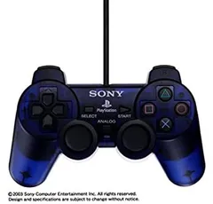 【中古】 アナログコントローラ DUALSHOCK 2 ミッドナイト・ブルー