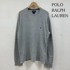 ポロラルフローレン サーマル ロンT 長袖 Tシャツ ポニー ロゴ 刺繍 プリント クルーネック カットソー メンズ L ISItems【USED】【古着】【中古】50139303