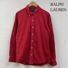 ラルフローレン 80s アメリカ製 USA製 長袖 ボタンダウン シャツ ポニーロゴ 刺繍 ワンポイント メンズ XL ISItems【USED】【古着】【中古】50139747