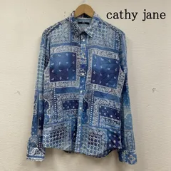 キャシージェーン 長袖 シャツ ブラウス Shirt ロングスリーブ ボタン 総柄 バンダナ柄 プリント メンズ 1 ISItems【USED】【古着】【中古】50139927のサムネイル