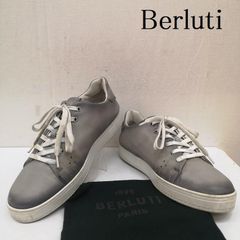 約20万円 Berluti ラティチュード スニーカー レザー×スエード 7.5 