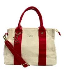 リー グローブ トートバッグ ショルダーバッグ スクエアキャンバストートバッグ 2WAY 斜め掛け ハローキティ コットン レディース Lee grove