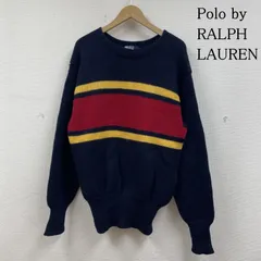 ポロバイラルフローレン 80s 90s ヴィンテージ レタードセーター 長袖 ニット プルオーバー 無地 ウール ナイガイ メンズ L ISItems【USED】【古着】【中古】50140268