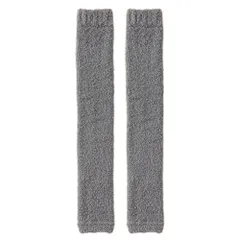 もこもこ レッグウォーマー ロング 膝上 長め レディース あったか 防寒 冷え対策 秋 冬 就寝時 アームウォーマー兼用 シンプル プレゼント 黒 白 茶 lg-007