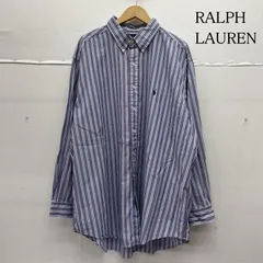 ラルフローレン 90s YARMOUTH 長袖 マルチストライプ ボタンダウン シャツ ブラウス サイズ18 34/35 メンズ - ISItems【USED】【古着】【中古】50140904