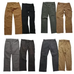 古着卸 まとめ売り ディッキーズ Dickies ダック ペインター パンツ 8枚セット (メンズ 32 /33 ) ワーク ワイド 中古 古着 NC5086