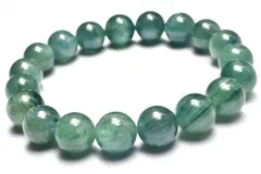 【１点物】希少◇人気カラー ブルーグリーンカイヤナイト　10.5mm　ブレスレット パワーストーン 天然石 _MC260