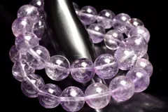 透明◇内包美 エレスチャルアメジスト　11.5mm　ブレスレット 1個売り パワーストーン 天然石 _BG6112-115