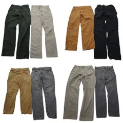 古着卸 まとめ売り カーハート Carhartt ダック ペインター パンツ 8枚セット (メンズ 34 ) ワーク ペンキ 中古 古着 NC5148