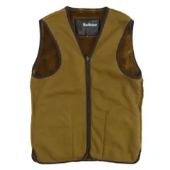 Barbour バブアー 1602078 リバーシブル ジップアップ ファーライナー ベスト ブラウン系 36【中古】のサムネイル