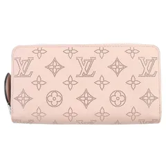 極美品△LOUIS VUITTON ルイヴィトン M61868 マヒナ モノグラム ジッピーウォレット レザー 長財布 マグノリア 保存袋付き フランス製 レディース