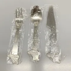 L.L.Bean(エルエルビーン) 食器新品同様  - シルバー カトラリーセット点/ノベルティ