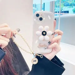 多機能フラワーグリップケース！iPhone14 Pro用 スマホケース