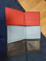 財布 3個 (レッド/ブルー/ブラウン)