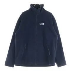 THE NORTH FACE (ザノースフェイス) テープ ロゴ ハイネック ジップアップ フリース ジャケット ブラック