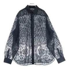 FENDI (フェンディ) ×VERSACE フェンダーチェ シースルーシャツ 長袖シャツ ブラック 12CPF-22-573のサムネイル