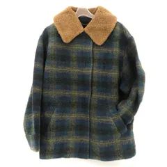 PENDLETON ペンドルトン ブルゾン PRNDLETON　ボアカラー ショートコート　F　ネイビー×グリーン　2575-0106のサムネイル