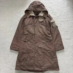 ディーゼル フード付きミリタリーコート 中綿　モッズコート　ブラウン　y2k