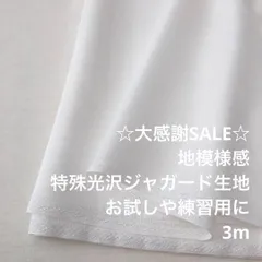 S3L/4114◆3m 感謝祭/ポリ特殊光沢ジャガード生地/アパレル/生地のM