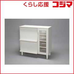 新品未開封】NITORI スリムキャビネット クローネ 9060S WH - メルカリ