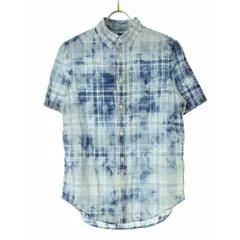 【RALPHLAUREN】コットンリネンチェック半袖シャツ