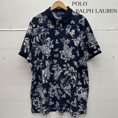 現行タグ ポロ ラルフローレン ハイビスカス柄 アロハ ポロシャツ L