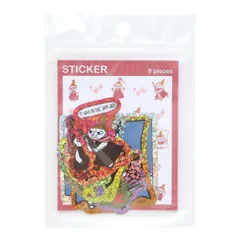 【メール便】ムーミン フレークシール フレークステッカーS リトルミイ 北欧 S＆C デコレーション DECOシール キャラクター グッズ 