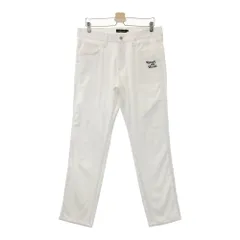 サイズ：L ROUGH&SWELL ラフアンドスウェル 2024年モデル ロングパンツ  ホワイト系 [240101545366] ゴルフウェア メンズ ストスト