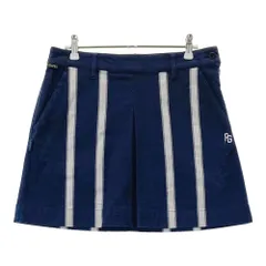 サイズ：1 PEARLY GATES パーリーゲイツ  ストレッチスカート ストライプ柄 ネイビー系 [240101549185] ゴルフウェア レディース ストスト