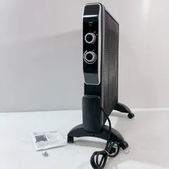 夢グループ マイカ 遠赤両面パネルヒーター NX-WPHO1BK 電気ヒーター 暖房器具 ストーブのサムネイル