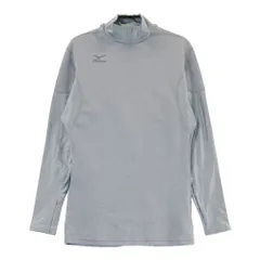 サイズ：L MIZUNO GOLF ミズノゴルフ  ハイネック長袖インナーTシャツ  グレー系 [240101548702] ゴルフウェア レディース ストスト