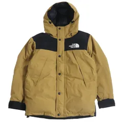 極美品□ザ・ノースフェイス ND91930 Mountain Down Jacket GORE-TEX WZIP マウンテンダウンジャケット ブリティッシュカーキ XS 正規品