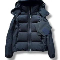 未使用に近い 水沢ダウン DESCENTE ALLTERRAIN ギャランティカード付 ダウンジャケット ブラック黒 フード取り外し可能