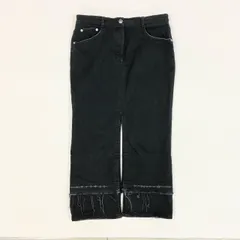 74k4 N°21 numero ventuno ヌメロ ヴェントゥーノ スリット デニムスカート ボトムス イタリア製 22AW-C032-0068 40 ブラック コットン レディースo07t