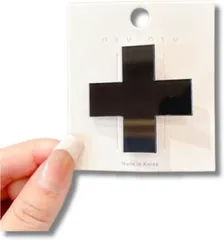 Liberte555 ばってん バッテン ヘアピン サブカル サブカル地雷 地雷系 サブカル系 量産型 (ブラック)