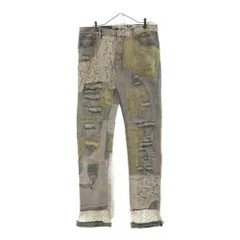 MNML (ミニマル) Damage Lace Denim ダメージ レース デニムパンツ ジーンズ インディゴ