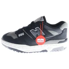 New Balance (ニューバランス) BB550 レザーローカットスニーカー レディース ブラック US4/22cm BB550SR1