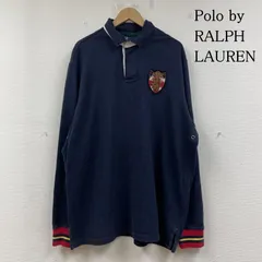 ポロバイラルフローレン 90s 00s 長袖 ポロシャツ ラガーシャツ 刺繍 エンブレム トラッド ビンテージ リブライン メンズ XL ISItems【USED】【古着】【中古】50141425